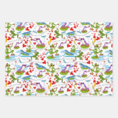 Valentijn Frogs Verpakking Papier Blad Inpakpapier Vel (Voorkant)