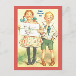 Valentijn Funny Young Couple voor iedereen Briefkaart