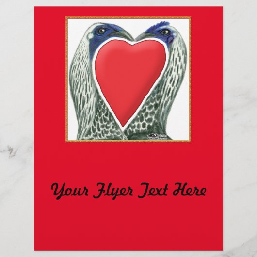 Valentijn Game Chickens Flyer (Voorkant)