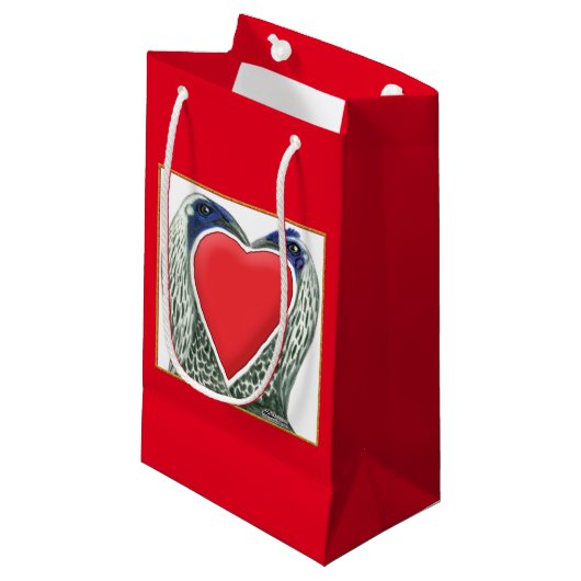 Valentijn Game Chickens Klein Cadeauzakje (Voorkant Gekanteld)