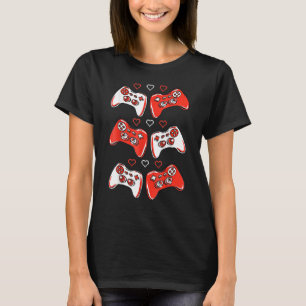Valentijn Games Video Game Controller Hartgamer T-shirt