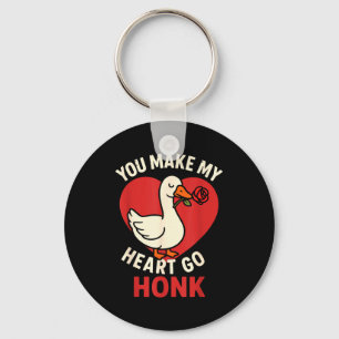 Valentijn Gans Liefde Valentijnen - Jij Maakt Mijn Sleutelhanger