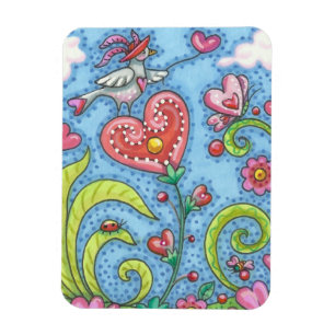 VALENTIJN GARDEN WHIMSICAL MAGNET *Customize Magneet