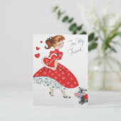  Valentijn — Geesteskundigen voor vrienden Feestdagenkaart (Staand voorkant)