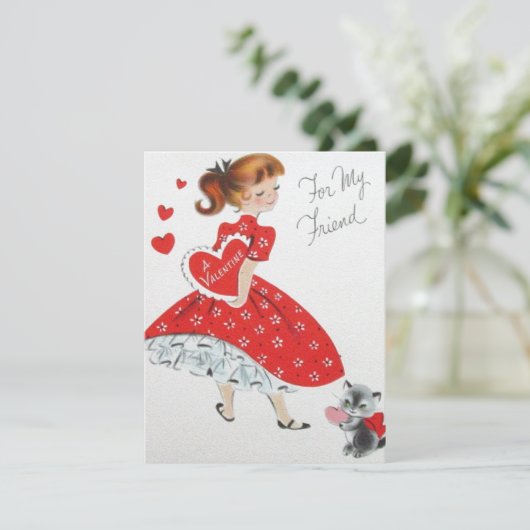  Valentijn — Geesteskundigen voor vrienden Feestdagenkaart (Staand voorkant)