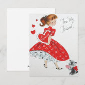  Valentijn — Geesteskundigen voor vrienden Feestdagenkaart (Voorkant / Achterkant)