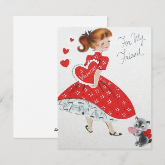  Valentijn — Geesteskundigen voor vrienden Feestdagenkaart (Voorkant / Achterkant)