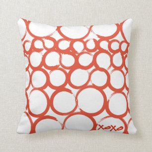 Valentijn gekleurd XOXO Kussen