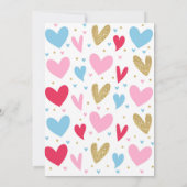 Valentijn Genderkwesties onthullen feest en onthul Kaart (Achterkant)