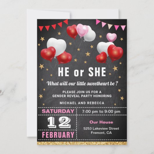 Valentijn Genderpartij Kaart (Voorkant)