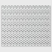 Valentijn geschenk Ik draag je hart met mij mee Cadeaupapier (Vlak)