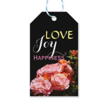 Valentijn geschenk labels Liefde Joy Happiness Pin