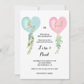 Valentijn Geslacht onthullen Kaart (Voorkant)