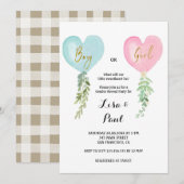 Valentijn Geslacht onthullen Kaart (Voorkant / Achterkant)