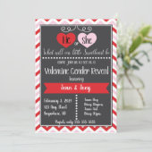 Valentijn Geslacht onthullen Kaart (Staand voorkant)