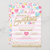 Valentijn Geslacht Schatje Hij of zij Kaart (Voorkant / Achterkant)