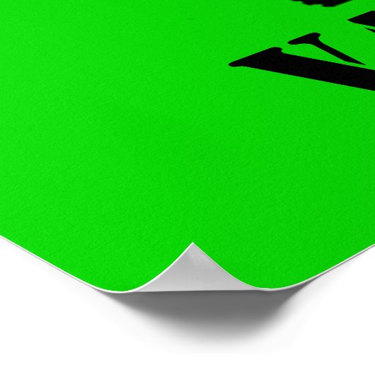 Valentijn (gestenciled) poster (Hoek)