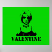 Valentijn (gestenciled) poster (Voorkant)