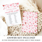 Valentijn Gezegde Baby rond de wereld spel Kaart