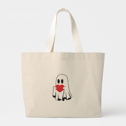 valentijn ghost grote tote bag (Achterkant)
