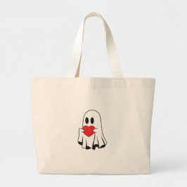 valentijn ghost grote tote bag