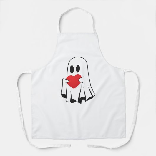 valentijn ghost schort (Voorkant)