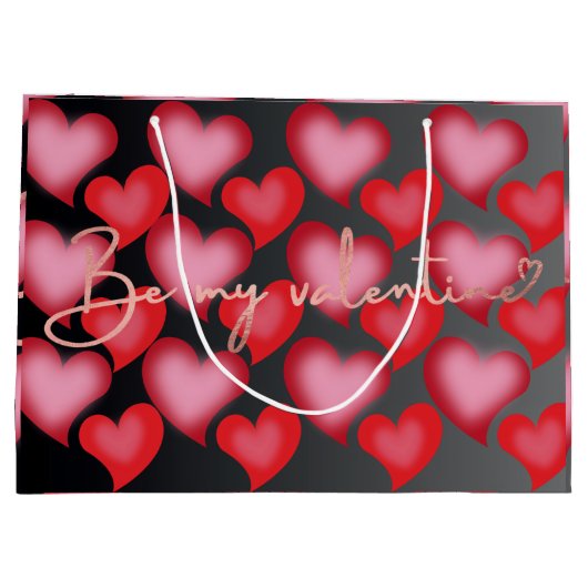Valentijn Gift Bag Groot Cadeauzakje (Achterkant)