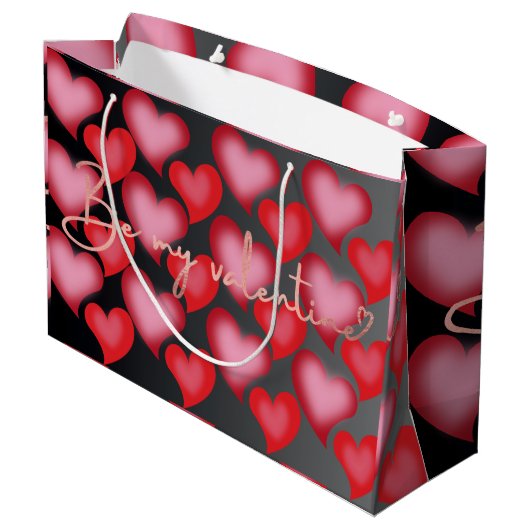 Valentijn Gift Bag Groot Cadeauzakje (Achterkant Gekanteld)