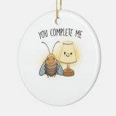 Valentijn Gift Bee You Complete Me Keramisch Ornament (Links)