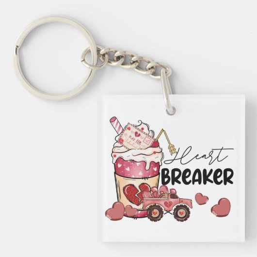 Valentijn Gift | hartbreker Sleutelhanger (voorkant)