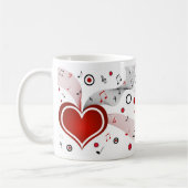 Valentijn Gift Idea Love Music Mok (Links)