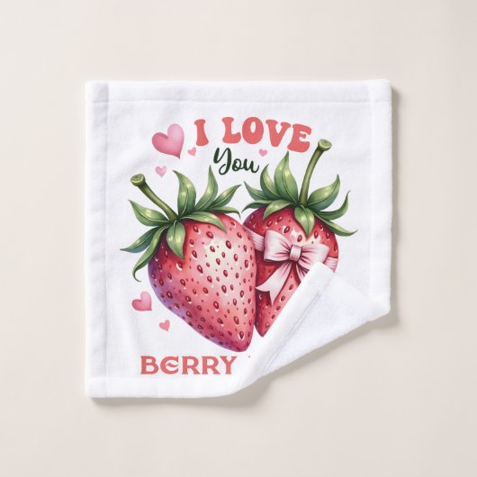 Valentijn Gift | Ik hou heel veel van je Washandje (Wasdoekje)