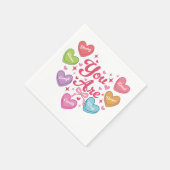 Valentijn Gift | Jij bent mijn liefde Servet (Hoek)