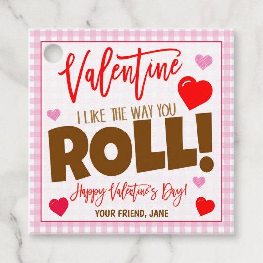 Valentijn Gift Label (Voorkant)