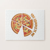 Valentijn Gift Pizza Je maakt me compleet Legpuzzel (Horizontaal)