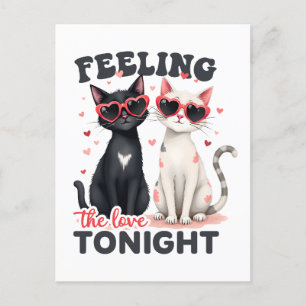 Valentijn Gift Voel de liefde vanavond Briefkaart