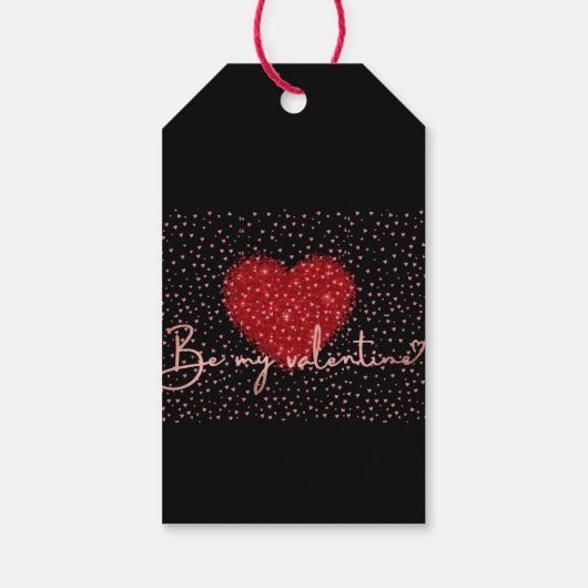 Valentijn Gift Wrap Cadeaulabel (Achterkant)