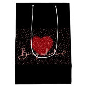 Valentijn Gift Wrap Medium Cadeauzakje (Achterkant)