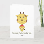 Valentijn Giraffe Kaart (Achterkant)