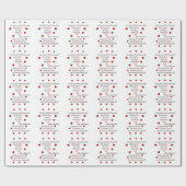 Valentijn glanzend opvulpapier, 2' x 6' rollen cadeaupapier (Vlak)
