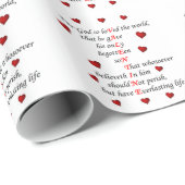 Valentijn glanzend opvulpapier, 2' x 6' rollen cadeaupapier (Rol Hoek)
