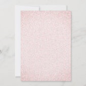 Valentijn Glitter Wedding Uitnodiging (Achterkant)