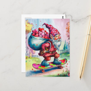 Valentijn Gnome Briefkaart