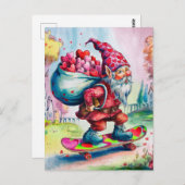 Valentijn Gnome Briefkaart (Voorkant / Achterkant)