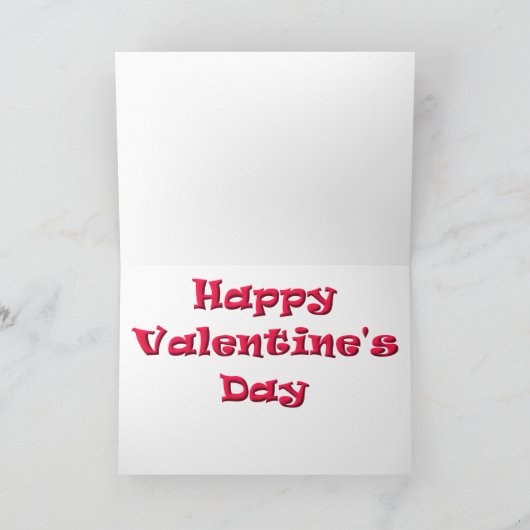 Valentijn Gnome Couple Wenskaart Feestdagen Kaart (Binnen)