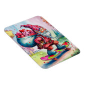 Valentijn Gnome Happy Valentijns Magneet (Rechterzijde)