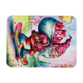 Valentijn Gnome Happy Valentijns Magneet (Horizontaal)