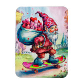 Valentijn Gnome Happy Valentijns Magneet (Verticaal)