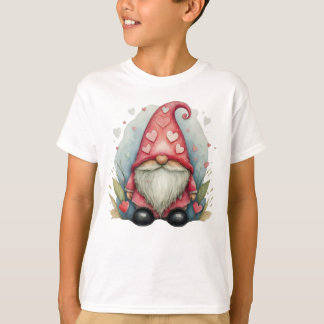 Valentijn Gnome In Liefde, Gnome Valentijnsdag T-shirt