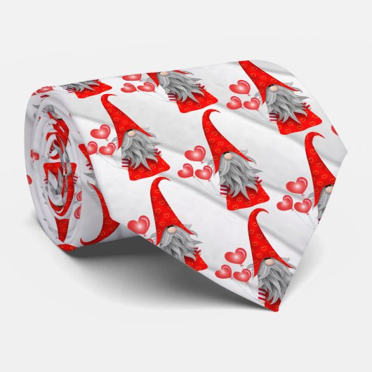 Valentijn Gnome Stropdas (Opgerold)